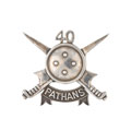 Cap badge, officer, 40th Pathans, 1903-1922