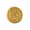 Button, 14th Regiment of Madras Infantry, pre-1901