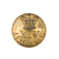 Button, 14th Regiment of Madras Infantry, pre-1901
