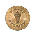 Button, 2nd Punjab Regiment, 1922-1947