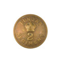 Button, 2nd Punjab Regiment, 1922-1947