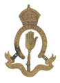 Pugri badge, 34th Prince Albert Victor's Own Poona Horse, 1903-1922