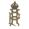 Forage cap badge, officer, 34th Prince Albert Victor's Own Poona Horse, 1901-1922