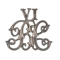 Waistbelt clasp mount, 6th Regiment of Bengal Cavalry, 1861-1883