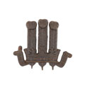 Cap badge, officer, 6th (The Prince of Wales') Regiment of Bengal Cavalry, pre-1906