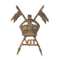 Field and forage cap badge, officer, 7th Hariana Lancers, 1912 (c)