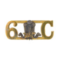 Shoulder title, officer, 6th King Edward's Own Cavalry, 1903-1922