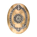 Shoulder belt plate, officer, Halifax Local Militia, 1808-1814
