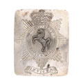 Shoulder belt plate, Blackheath West Kent Local Militia, 1809