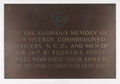 Brass commemorative plaque, Punjab Frontier Force Memorial, 1945 (c)