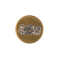 Cap badge button, 66th Punjabis, pre-1922