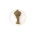 Button, mess dress, 1st Punjab Regiment, 1922-1947