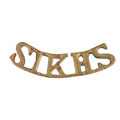 Shoulder title, 11th Sikhs, 1945-1950
