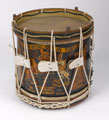 Side drum, used by the 1st Battalion Royal Dublin Fusiliers, 1906, repainted 1911 (c)