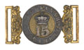 Waistbelt clasp, 15th (The Ludhiana) Regiment of Bengal Native Infantry, 1864-1901