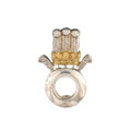 Cap badge, 14th Prince of Wales's Own Ferozepore Sikhs, 1906-1950