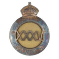 Pugri badge, 35th Sikhs, 1901-1922