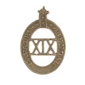 Pouch badge, 19th Regiment of Bengal Cavalry (Lancers), 1864-1874