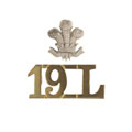 Shoulder title, 19th King George's Own Lancers, 1922-1937