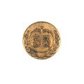 Button, 33rd Regiment of Madras Native Infantry, pre-1855