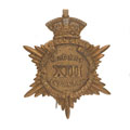 Pugri badge, 13th Regiment of Madras Infantry, 1885-1901
