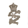 Pugri badge, 15th Madras Infantry, 1885-1901