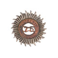 Cap badge, 75th Carnatic Infantry, 1903-1922