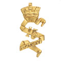 Pouch badge, 15th Madras Infantry, 1885-1903