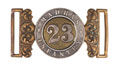 Waistbelt clasp, 23rd Madras Native Infantry or Wallajahbad Light Infantry, 1855-190