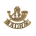Shoulder title, 23rd (Wallajahbad) Regiment of Madras (Light) Infantry, 1885-1903