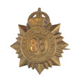Pugri badge, 86th Carnatic Infantry, 1903-1922