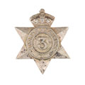 Cap badge, 3rd Madras Regiment, 1922-1928