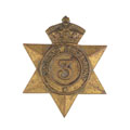 Cap badge, 3rd Madras Regiment, 1922-1928