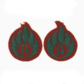 Proof cloth trade badge, ammunition technician, Women's Royal Army Corps, 1970 (c)