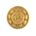 Button, 18th (The Alipore) Regiment of Bengal Native Infantry, 1864-1885