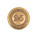 Button, 25th (Punjab) Regiment of Bengal Infantry, pre-1901