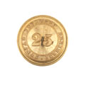 Button, 25th (Punjab) Regiment of Bengal Infantry, pre-1901