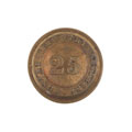 Button, 25th (Punjab) Regiment of Bengal Infantry, pre-1901