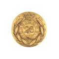 Button, 26th (Punjab) Regiment of Bengal Infantry, pre-1880s