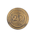 Button, 29th Punjabis, pre-1922