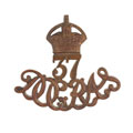Cap badge, officer, 37th Dogras, 1903-1922