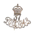 Pugri badge, officer, 37th Dogras, 1903-1922
