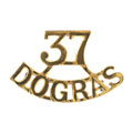 Shoulder title, officer, 37th Dogras, 1903-1922