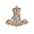 Pugri badge, officer, 41st Dogra Infantry, 1900-1901