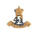 Cap badge, officer, 41st Dogra Infantry, 1900-1901