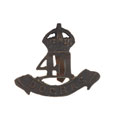Pugri badge, officer, 41st Dogra Infantry, 1900-1901