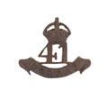 Cap badge, officer, 41st Dogra Infantry, 1901-1922