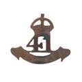 Cap badge, officer, 41st Dogra Infantry, 1901-1922