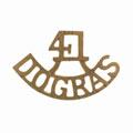 Shoulder title, other ranks, 41st Dogras, 1900-1922