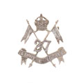 Collar badge, 27th Light Cavalry, 1903-1922